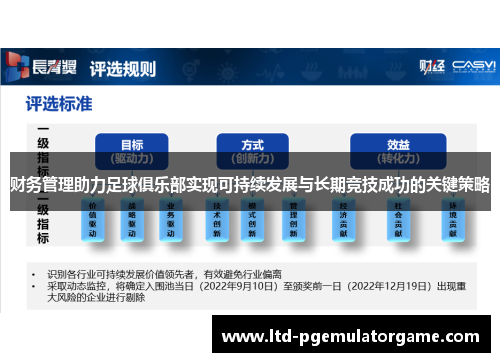 财务管理助力足球俱乐部实现可持续发展与长期竞技成功的关键策略